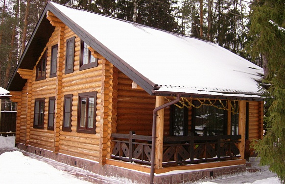 Деревянный дом в деревне Новый быт, Чеховский район