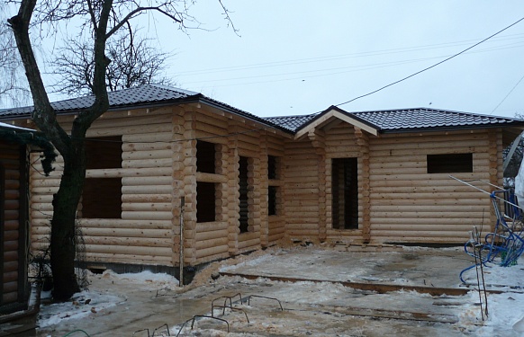 Строительство одноэтажной бани в городе Серпухов