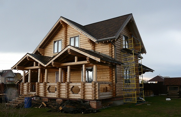 Деревянный дом в деревне Гурьево, Серпуховский район